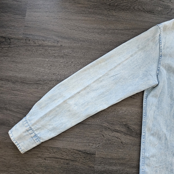 Frank & Eileen Acid Washed Luke Button Down Top Shirt Size X-Small - Picture 5 of 15